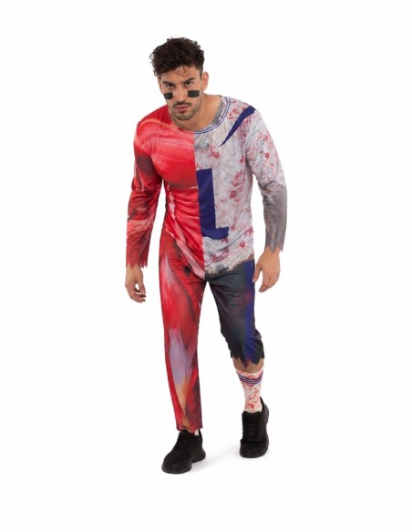 Costume da giocatore zombie taglia L nuovo | Costumi per adulti Il Re del Carnevale